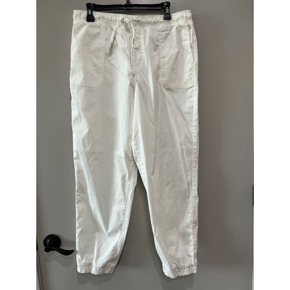 Primark Care denim White Soft Tencel Cargo Beach Joggers Unisex 12